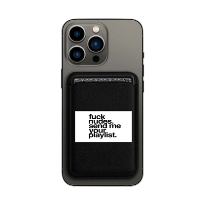 Send Your Playlist MagSafe Wallet