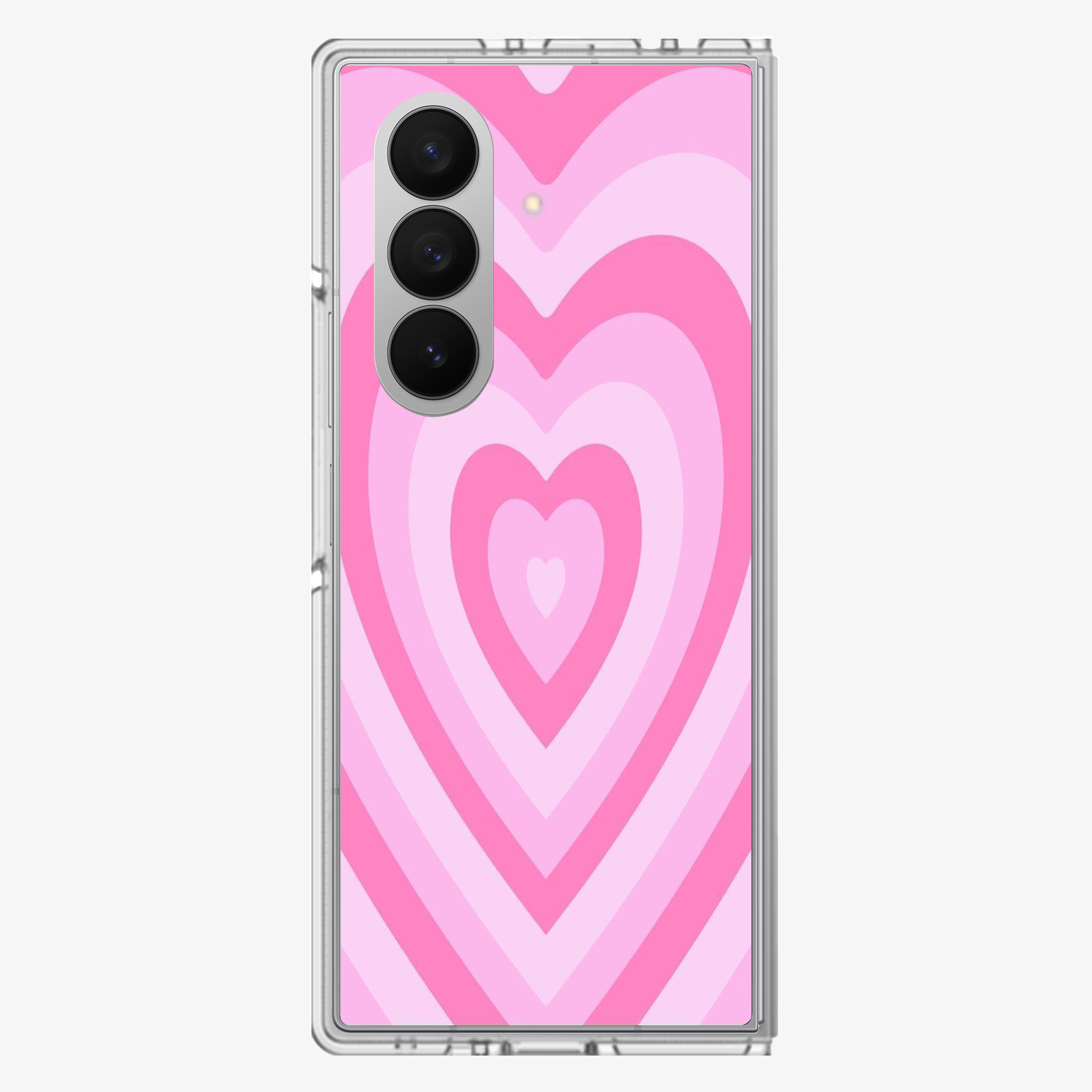 Y2K Pink Hearts Samsung Z Fold Phone Case