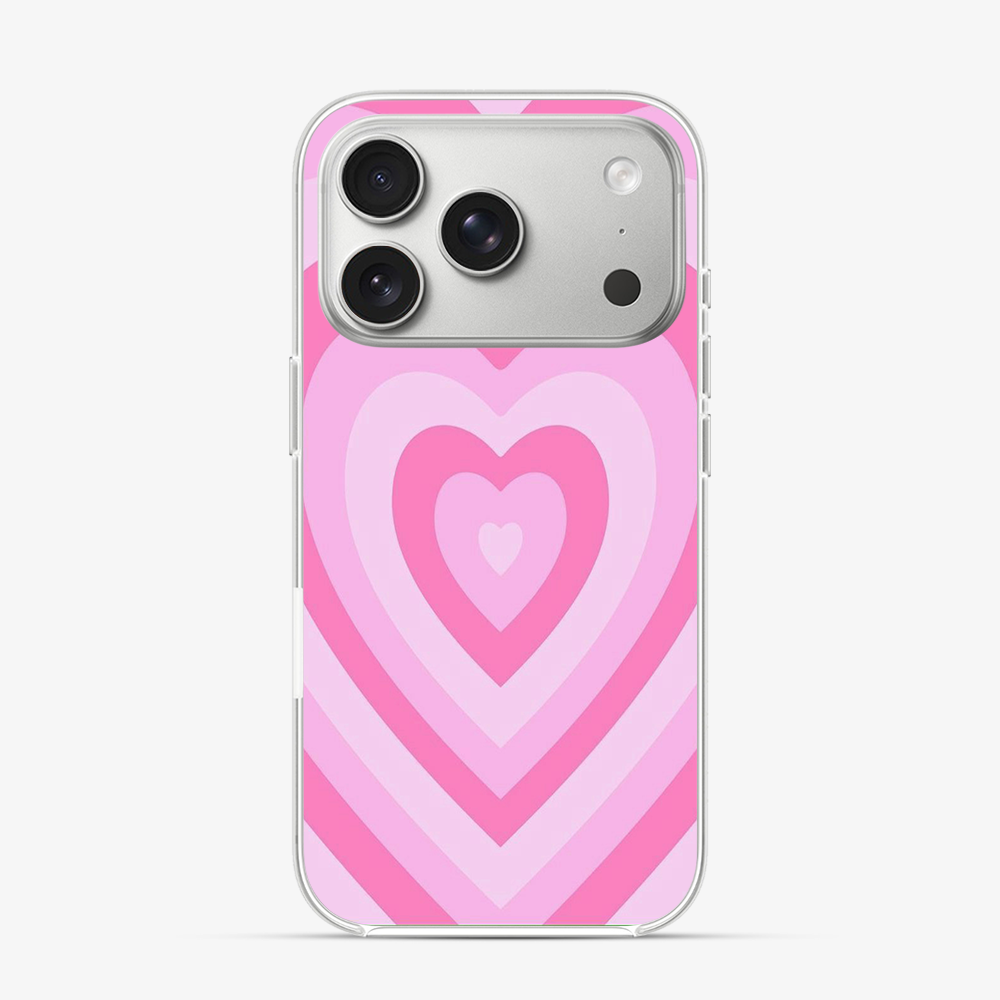 Y2K Pink Hearts iPhone 17 Pro Max Case