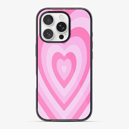 Y2K Pink Hearts Phone Case Anti Yellow Silicone Case