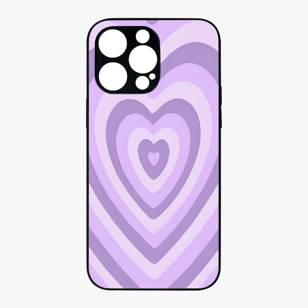 Y2K Purple Hearts Case