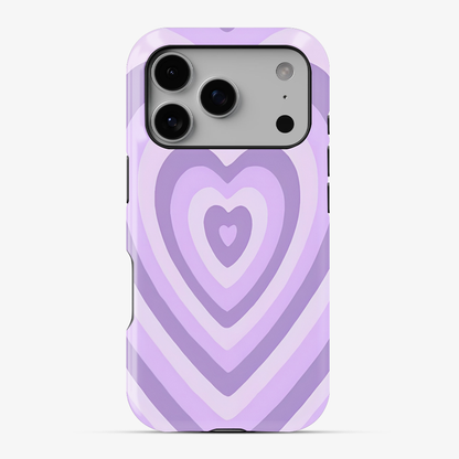 Y2K Purple Hearts Phone Case