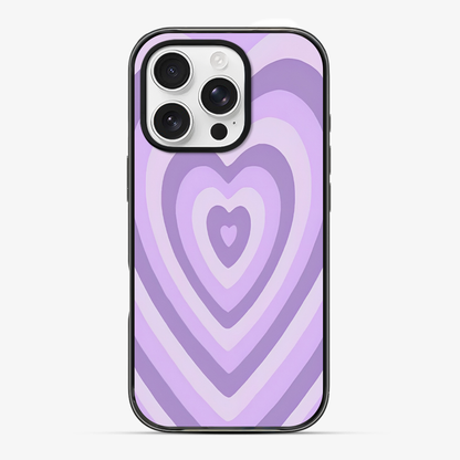 Y2K Purple Hearts Phone Case