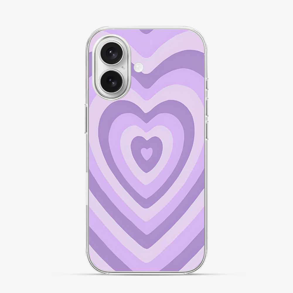 Y2K Purple Hearts iPhone 17 Case