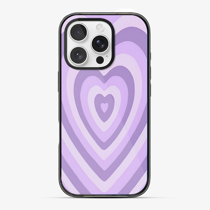 Y2K Purple Hearts Phone Case Anti Yellow Silicone Case