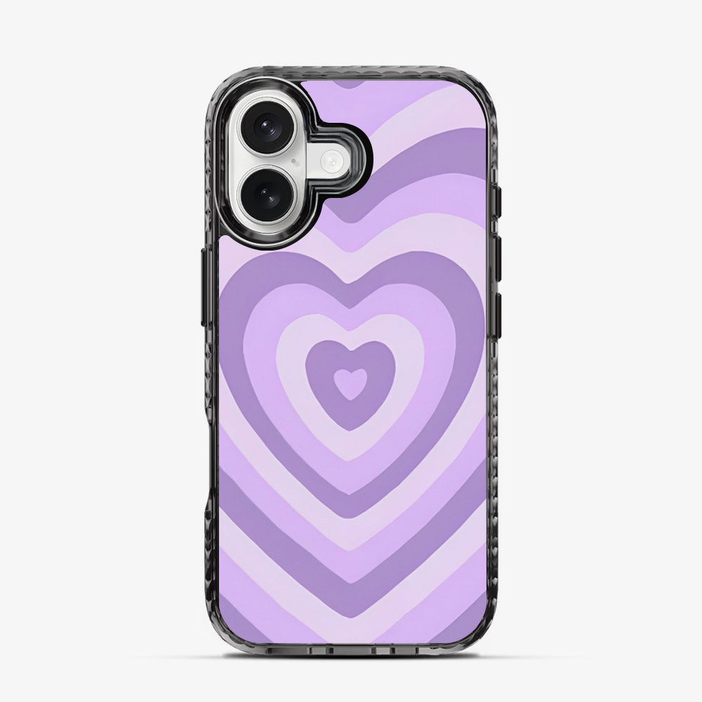 Y2K Purple Hearts iPhone 17 Case
