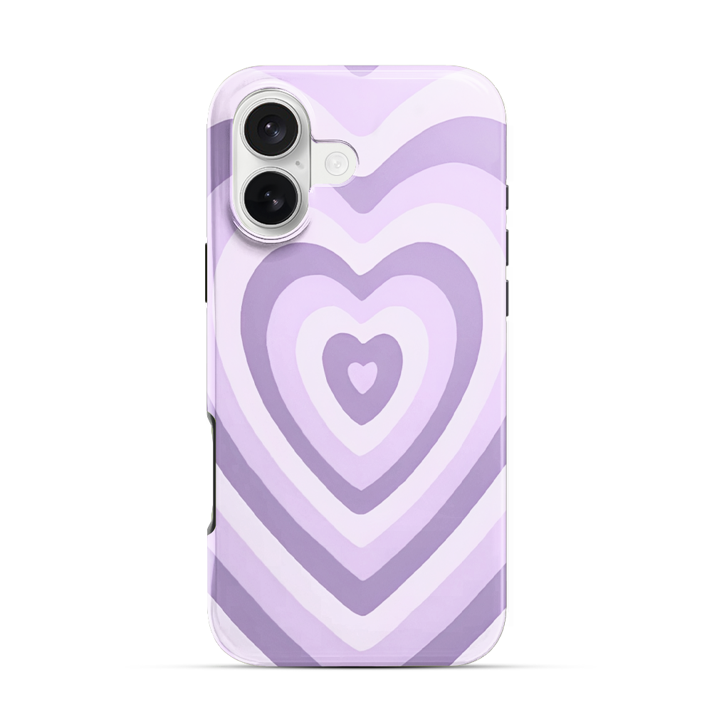 Y2K Purple Hearts iPhone 17 Case