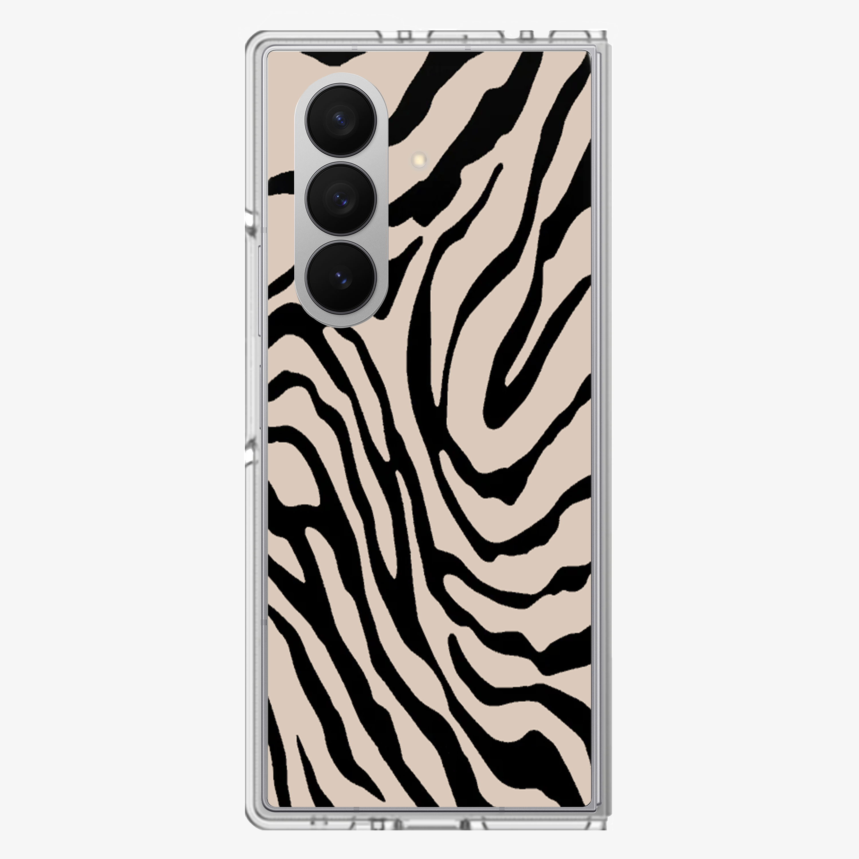 Zebra | Tan Samsung Z Fold Phone Case