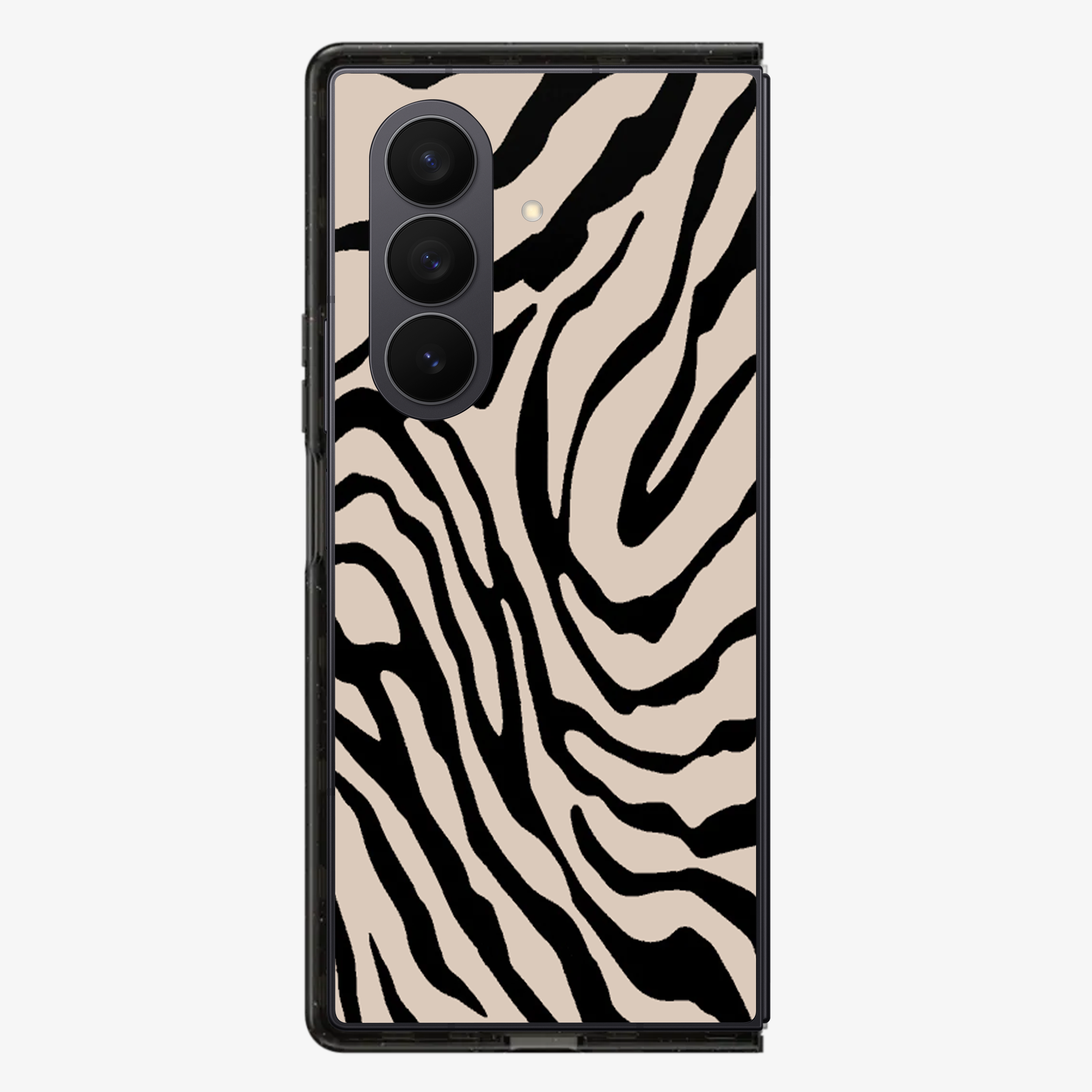 Zebra | Tan Samsung Z Fold Phone Case