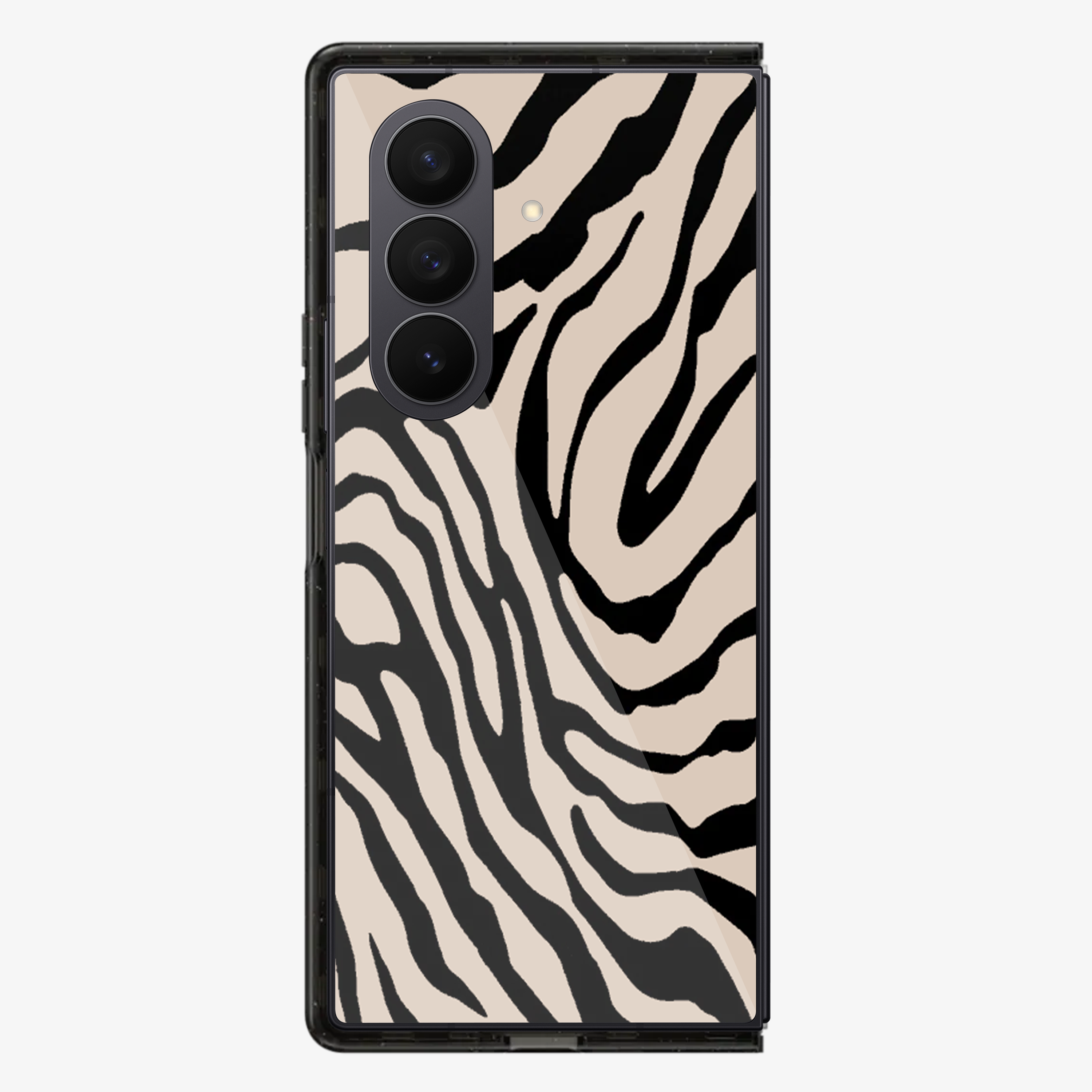 Zebra | Tan Samsung Z Fold Phone Case