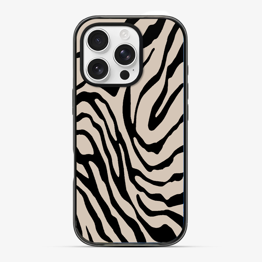 Zebra Phone Case | Tan Hard 2.0 Case