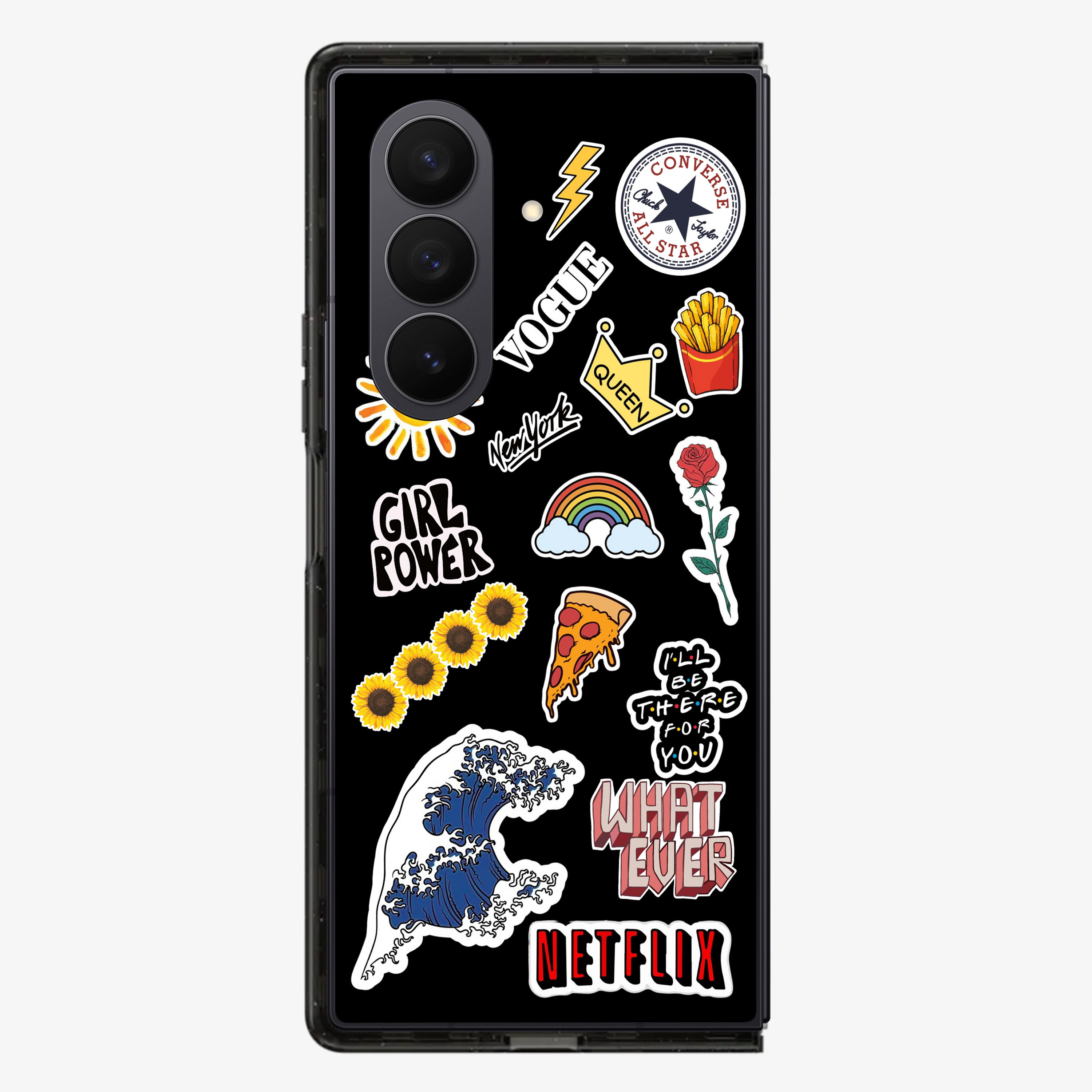 Vouge Sticker | Four Samsung Z Fold Phone Case