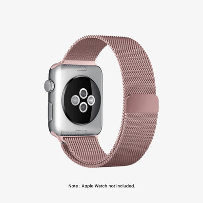 Orchid Pink Magnetic Milanese Loop Apple WatchBand