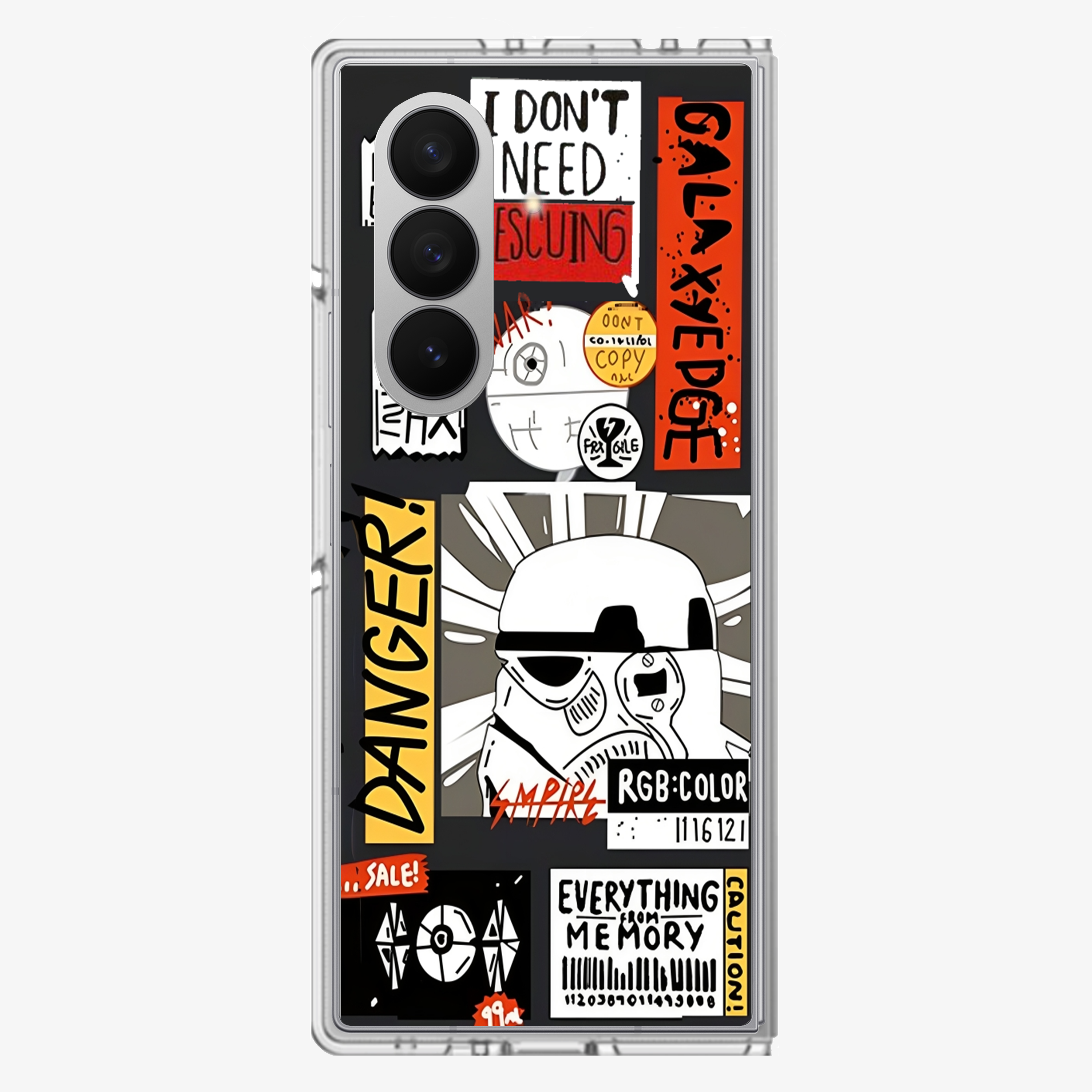 I Don't Need Rescuing Samsung Z Fold Phone Case