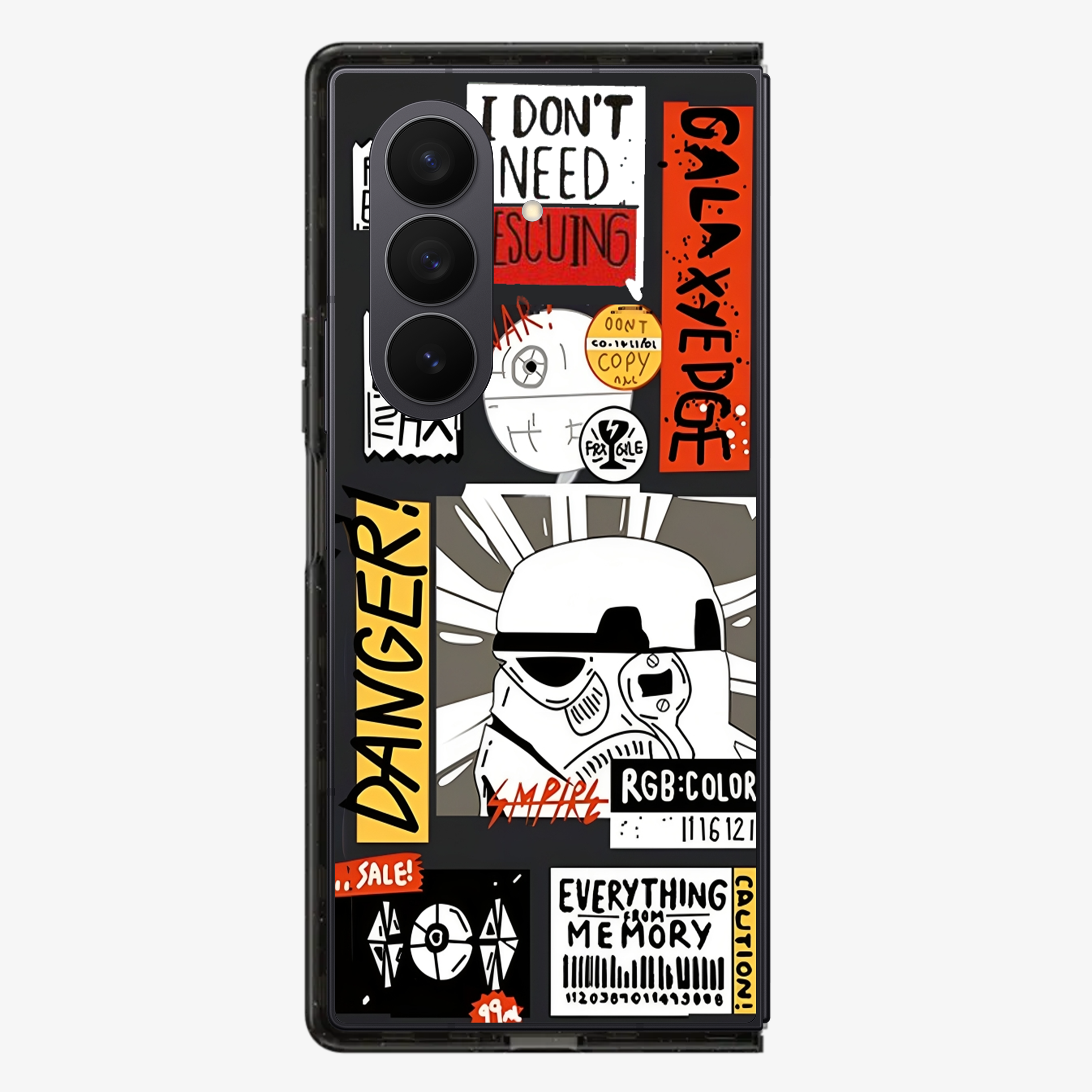 I Don't Need Rescuing Samsung Z Fold Phone Case