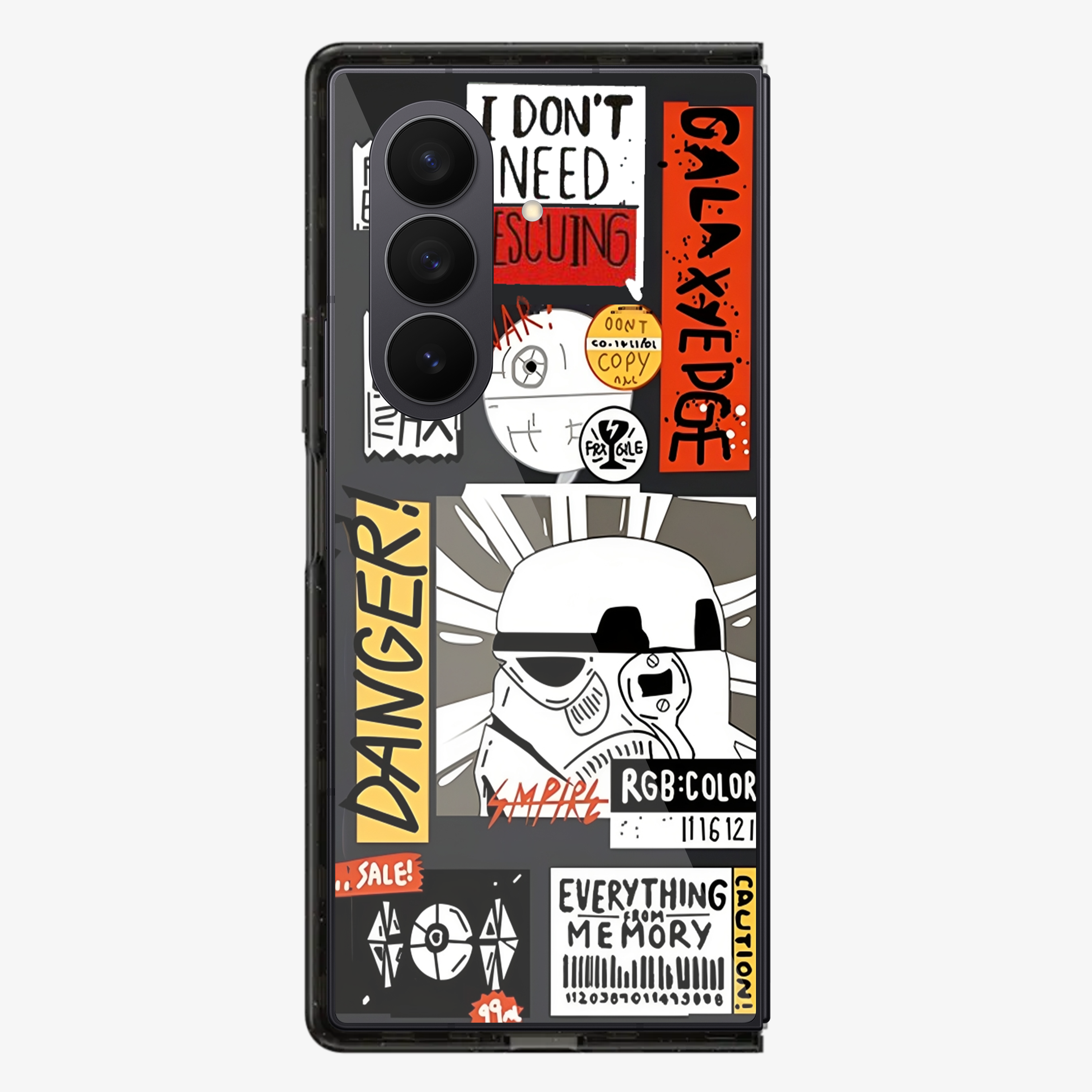 I Don't Need Rescuing Samsung Z Fold Phone Case