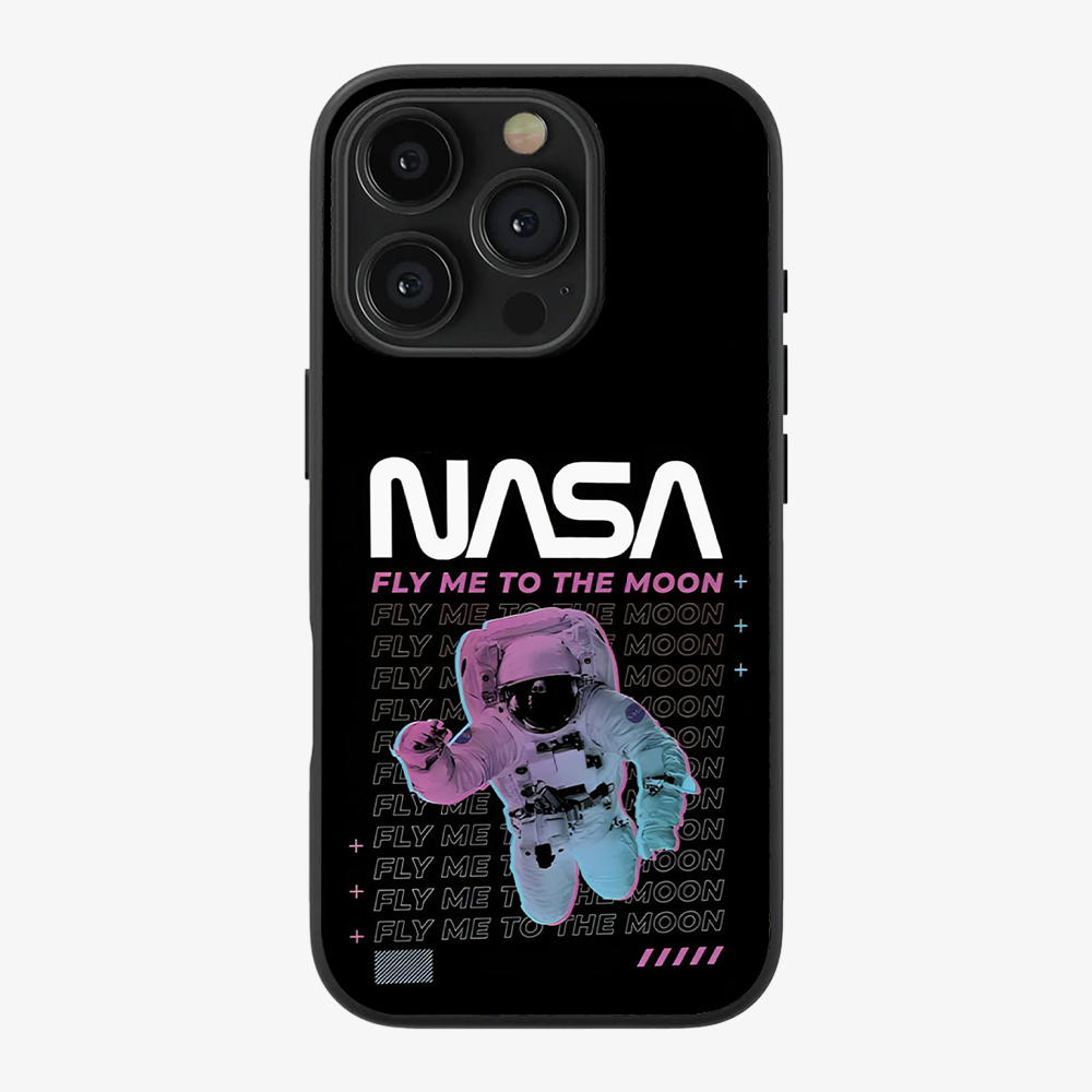 Fly Me To The Moon x Nasa Phone Case Clear Silicone Case