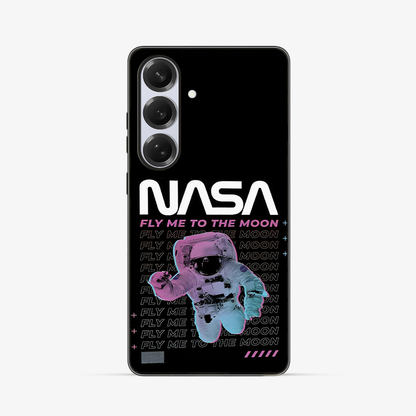 Fly Me To The Moon x Nasa Samsung Phone Case Clear Silicone Case