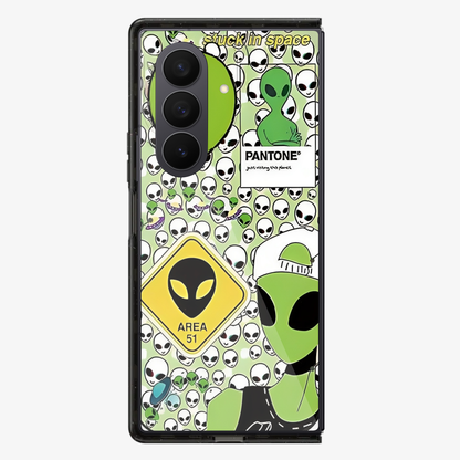 Stuck In Space Samsung Z Fold Phone Case