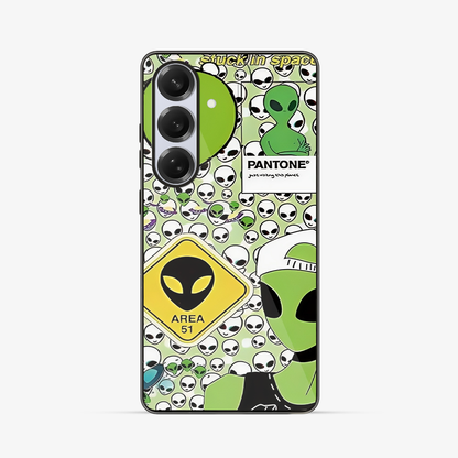 Stuck In Space Samsung Phone Case Glass Case