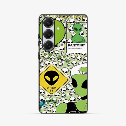 Stuck In Space Samsung Phone Case Clear Silicone Case