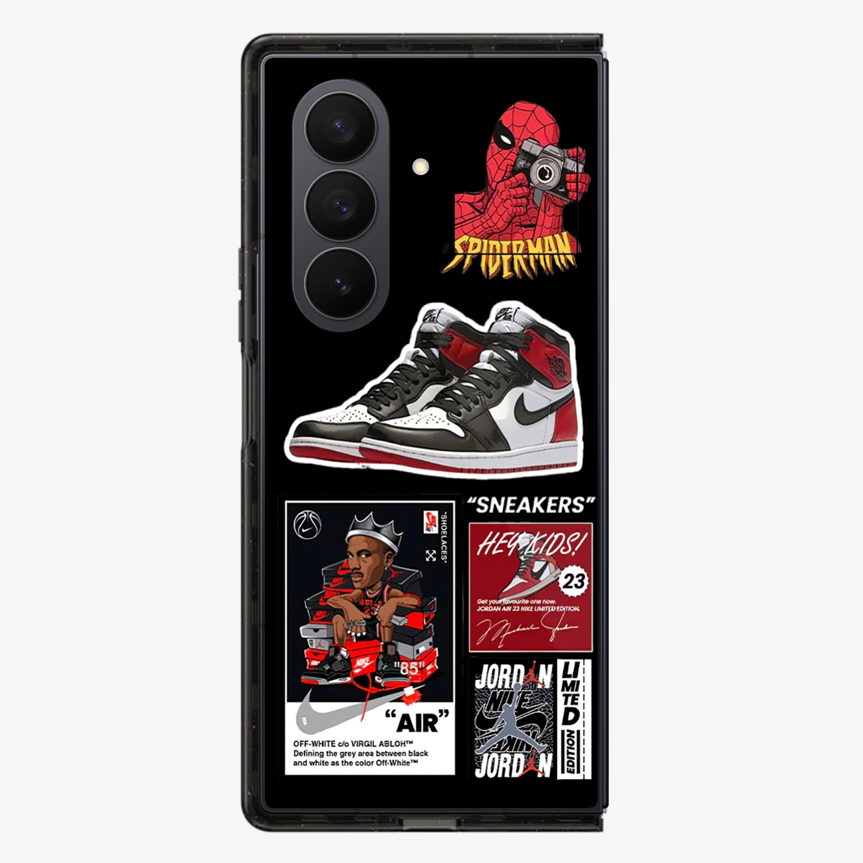 Sneaker Head Samsung Z Fold Phone Case