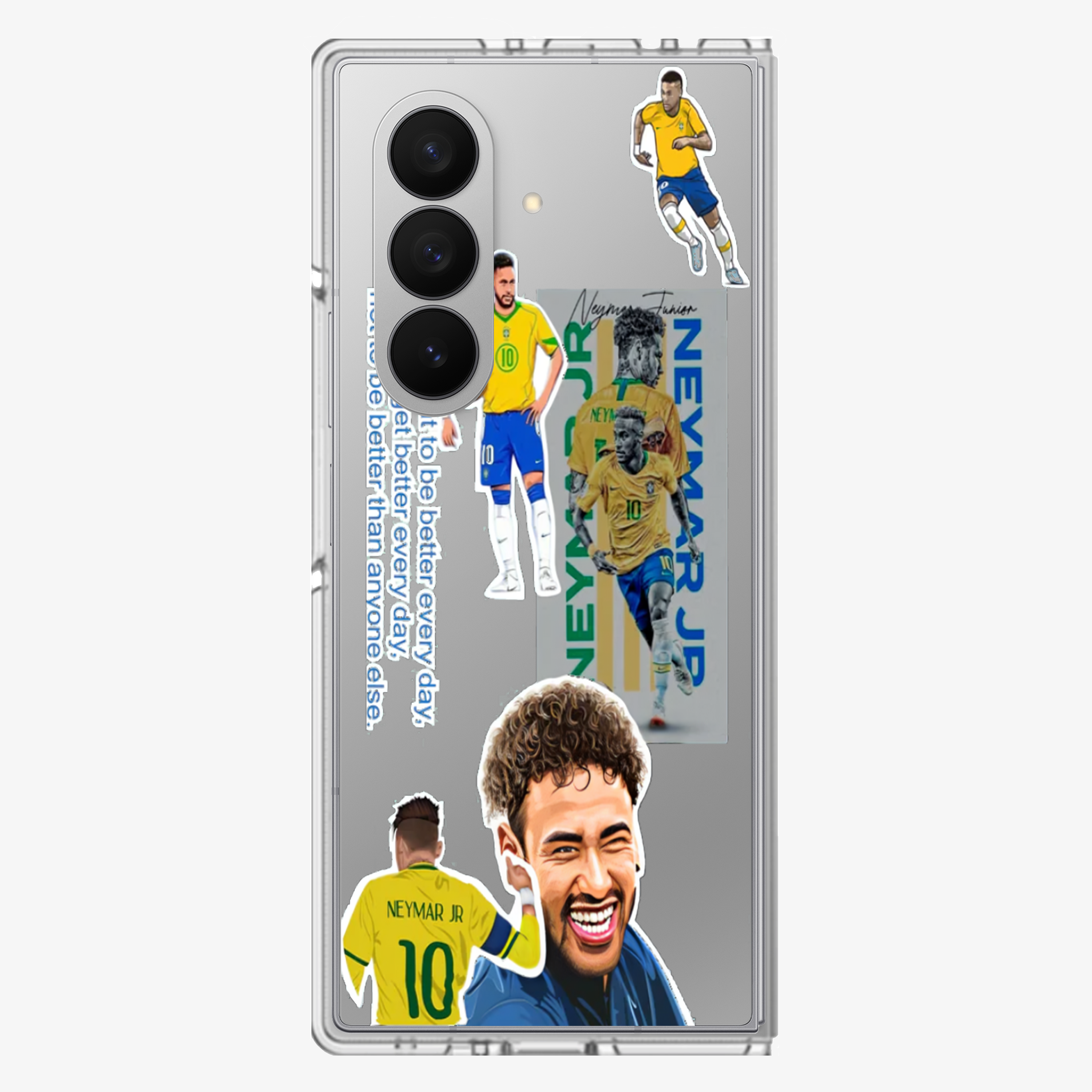 Neymar Sticker Samsung Z Fold Phone Case