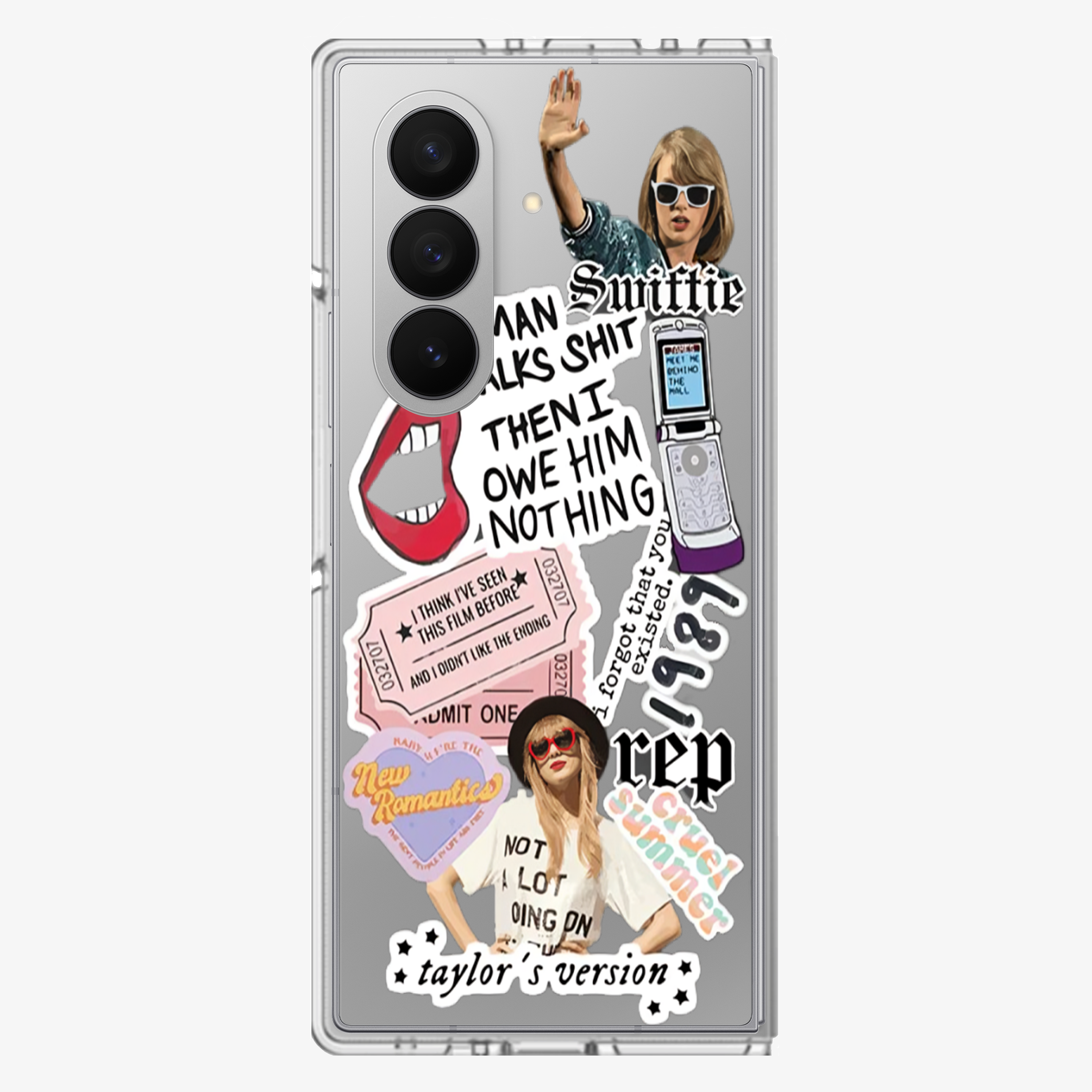 Taylor's Sticker Samsung Z Fold Phone Case