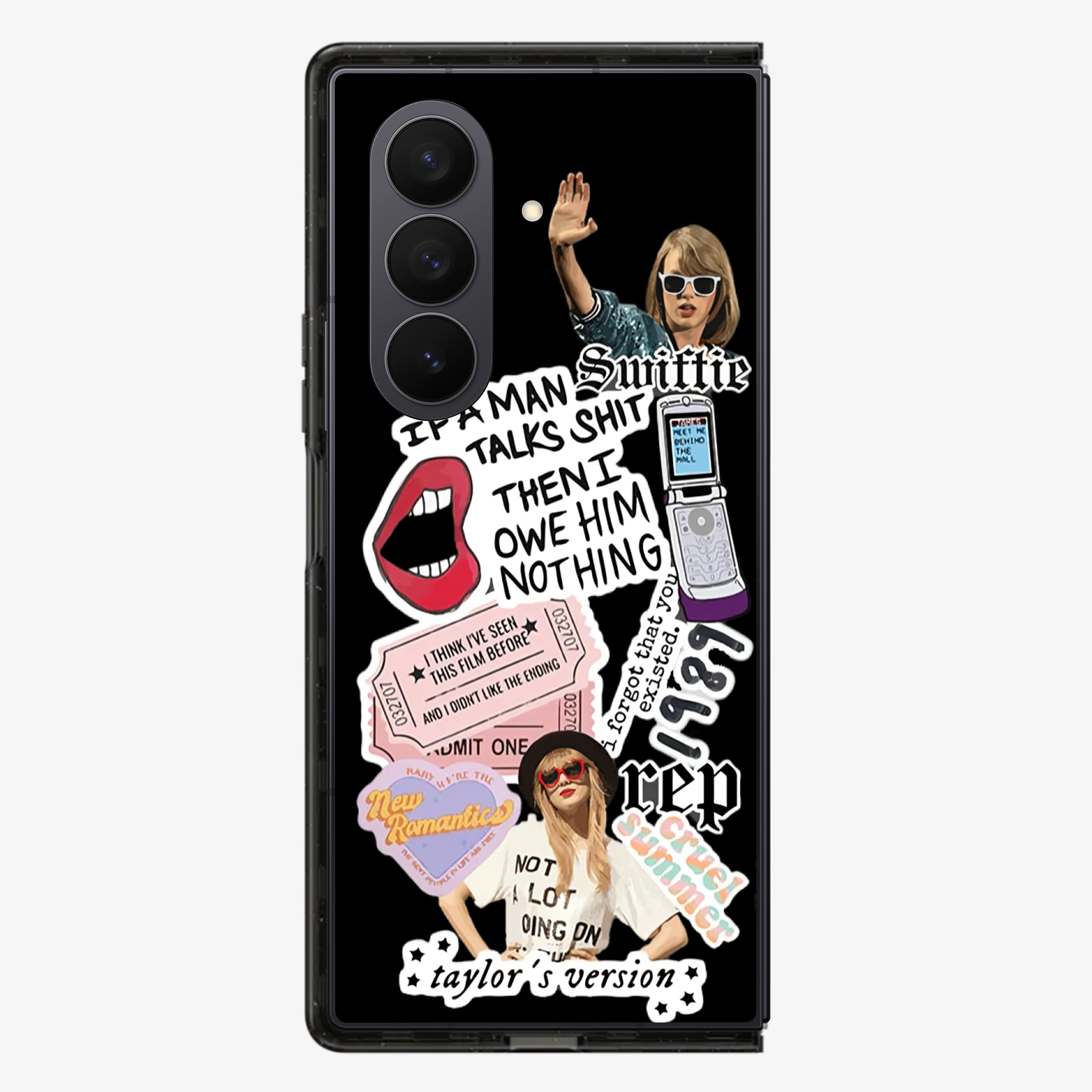 Taylor's Sticker Samsung Z Fold Phone Case