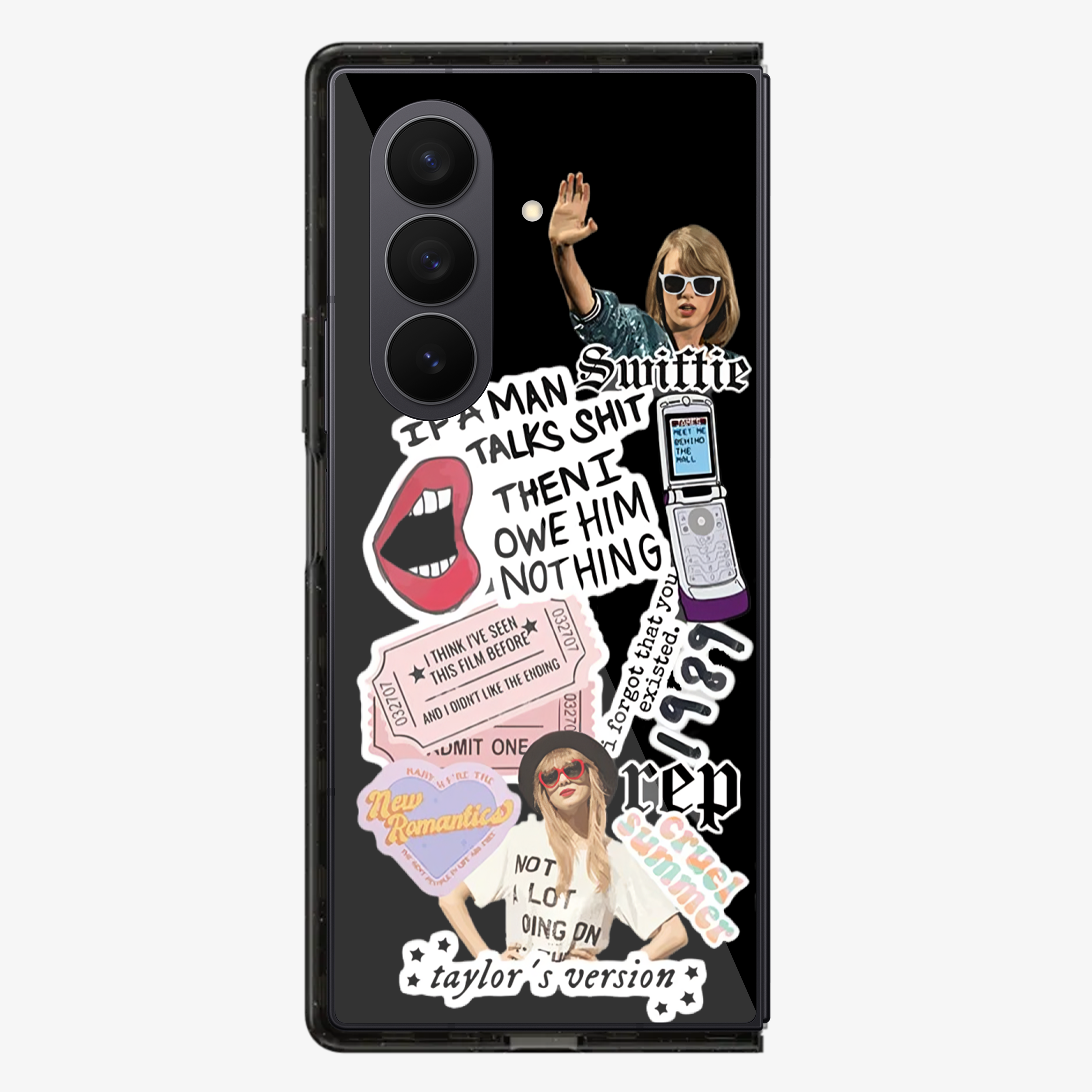 Taylor's Sticker Samsung Z Fold Phone Case