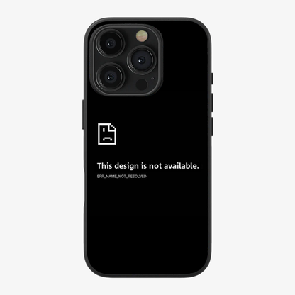 Design Not Found Phone Case Clear Silicone Case