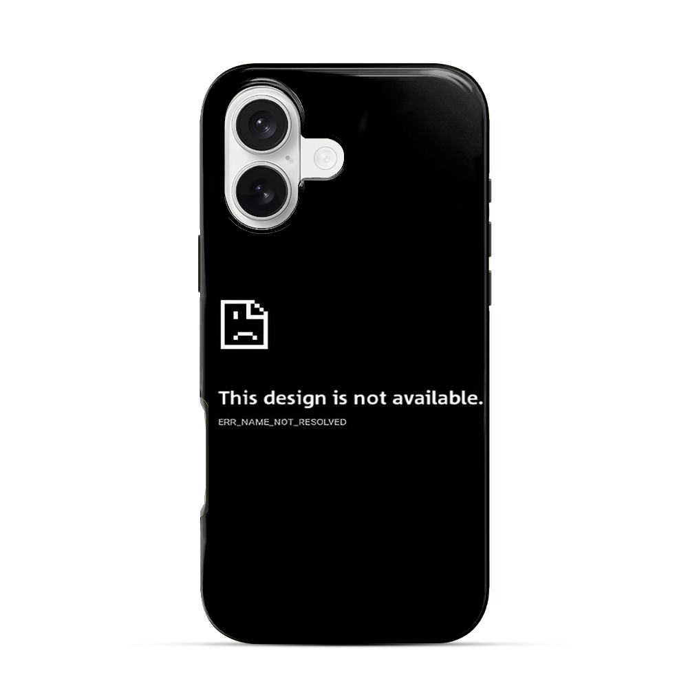 Design Not Found iPhone 17 Case