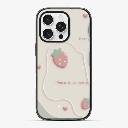 Happy | There is No worry Phone Case Hard 2.0 Case