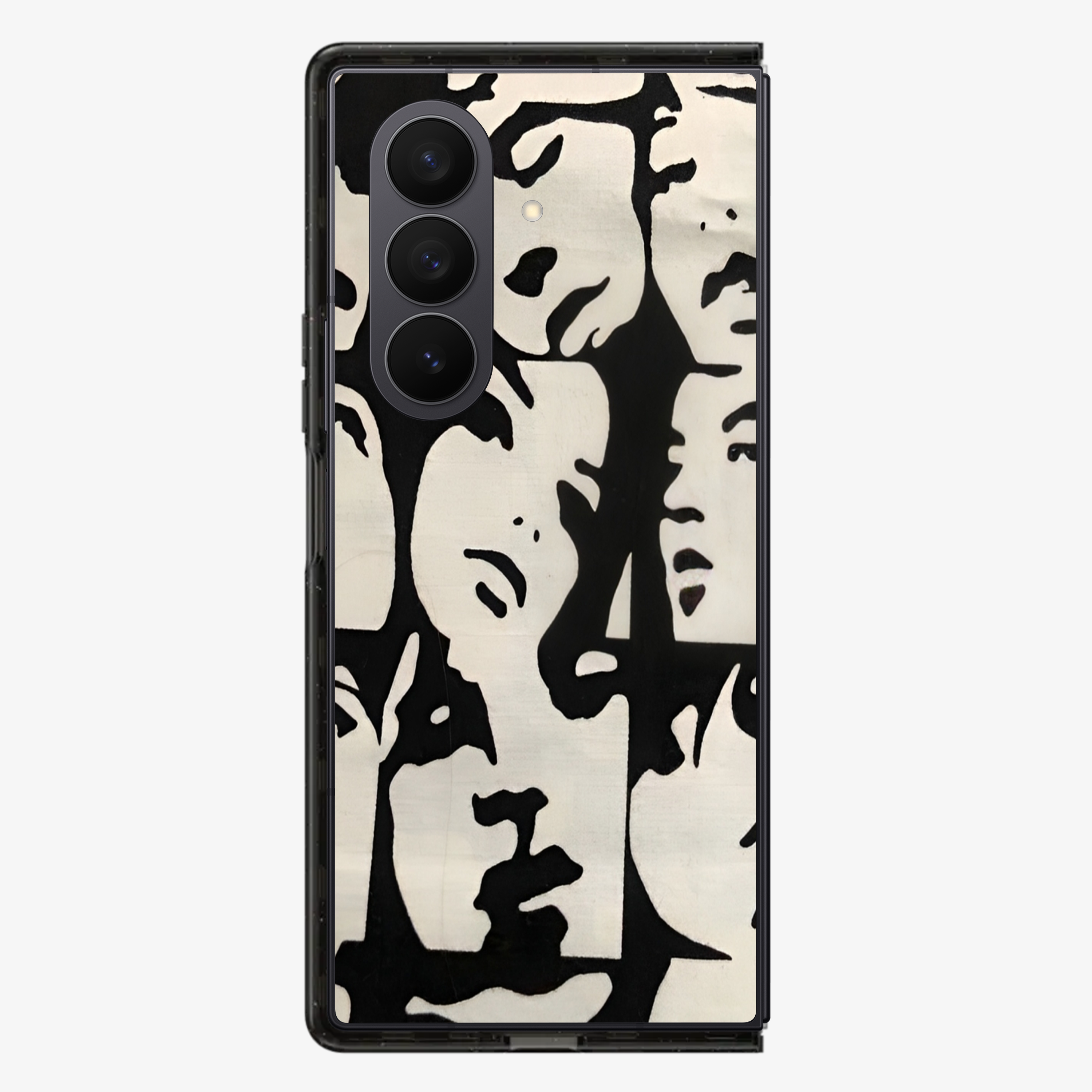 Lady Faces Samsung Z Fold Phone Case