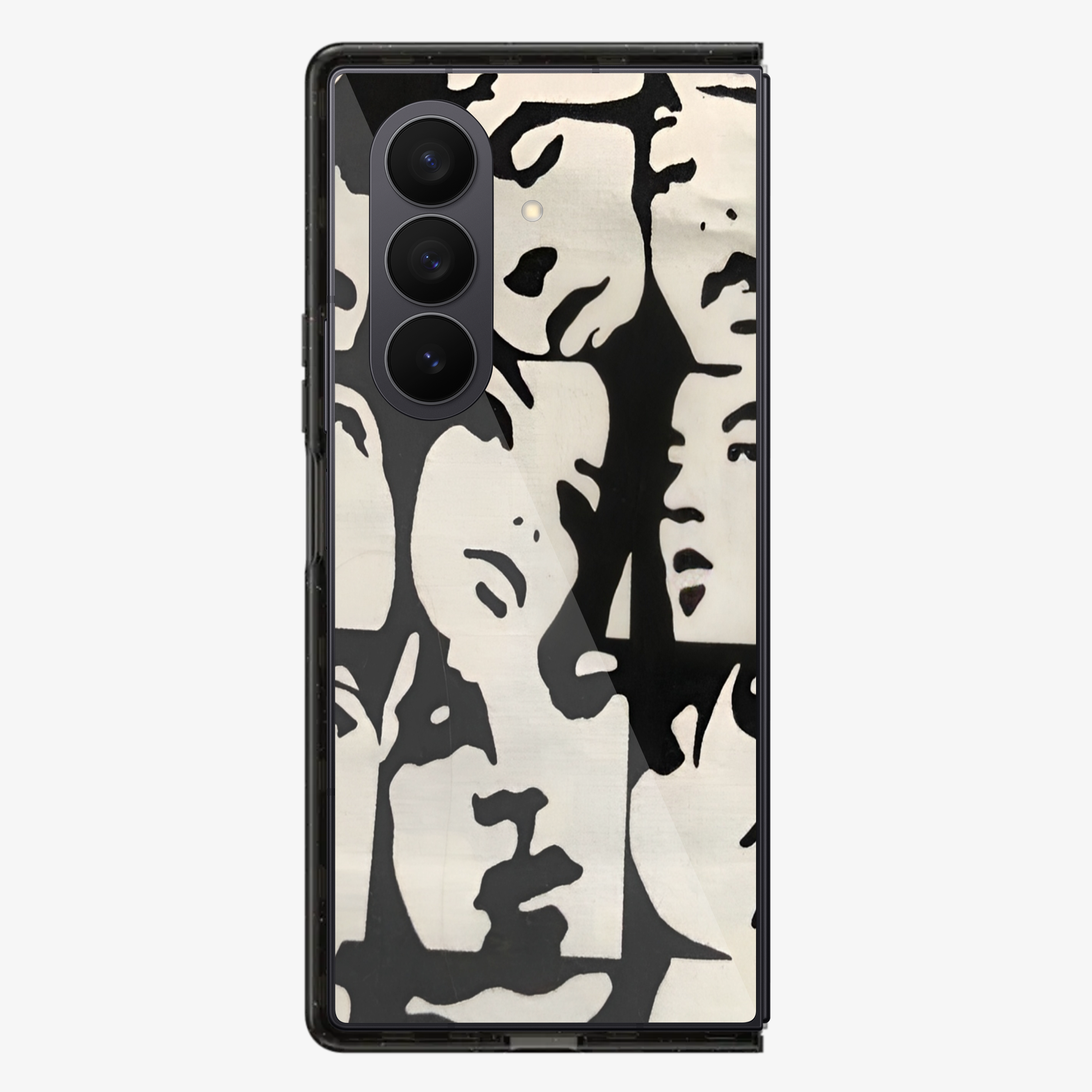 Lady Faces Samsung Z Fold Phone Case