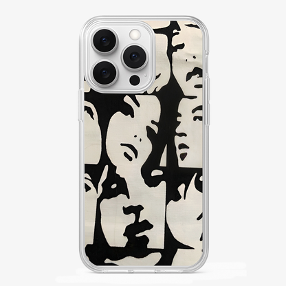Lady Faces Phone Case Glass Case