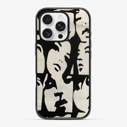 Lady Faces Phone Case Hard 2.0 Case