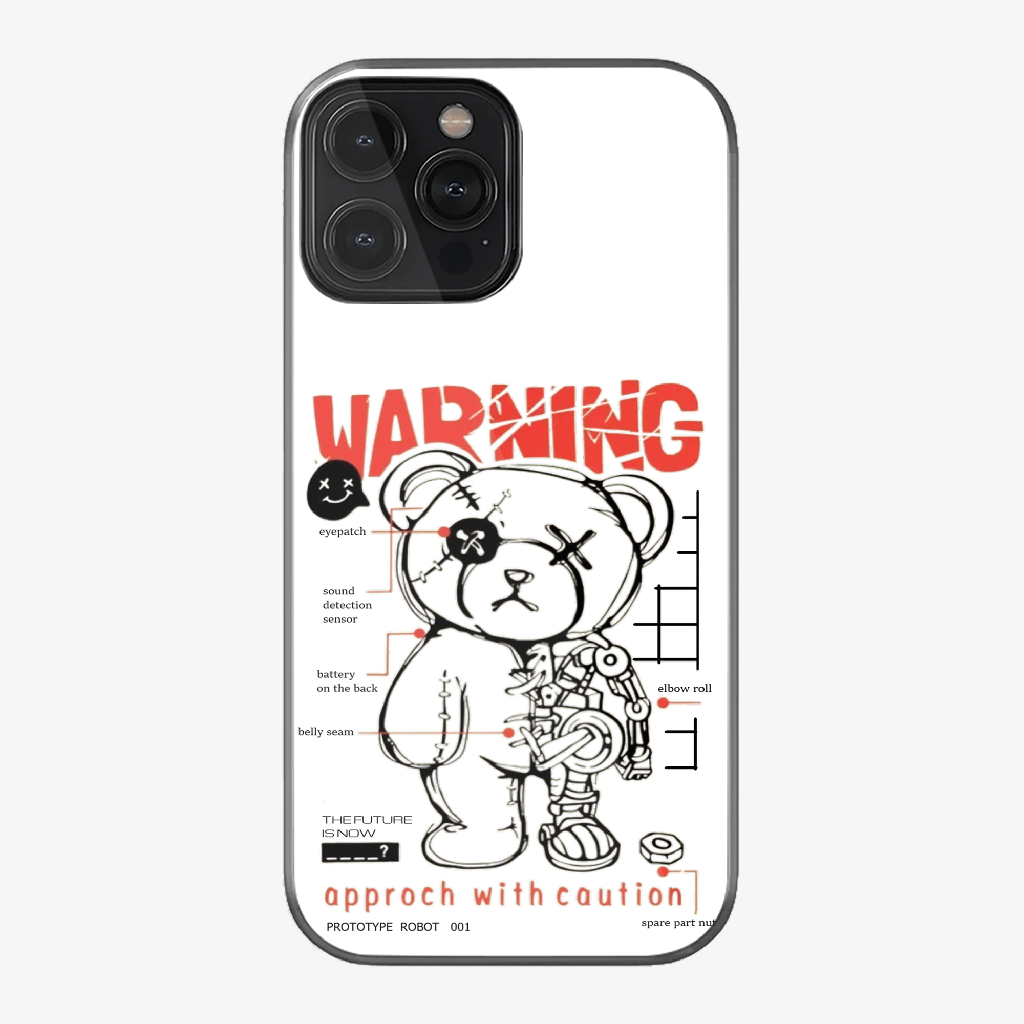 Teddy X Warning Case