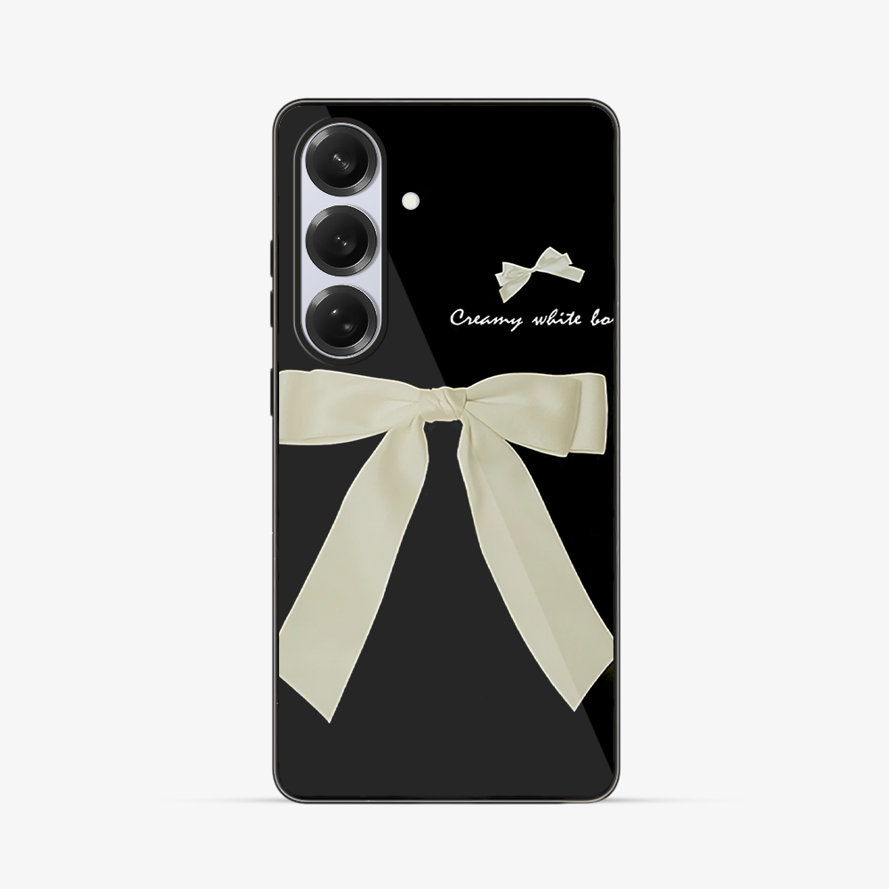 Bowknot Pattern Samsung Phone Case Glass Case