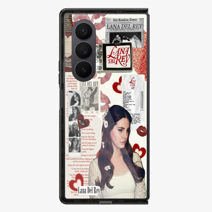 Lana Del Rey Sticker Samsung Z Fold Phone Case