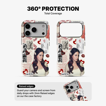 Lana Del Rey Sticker Phone Case