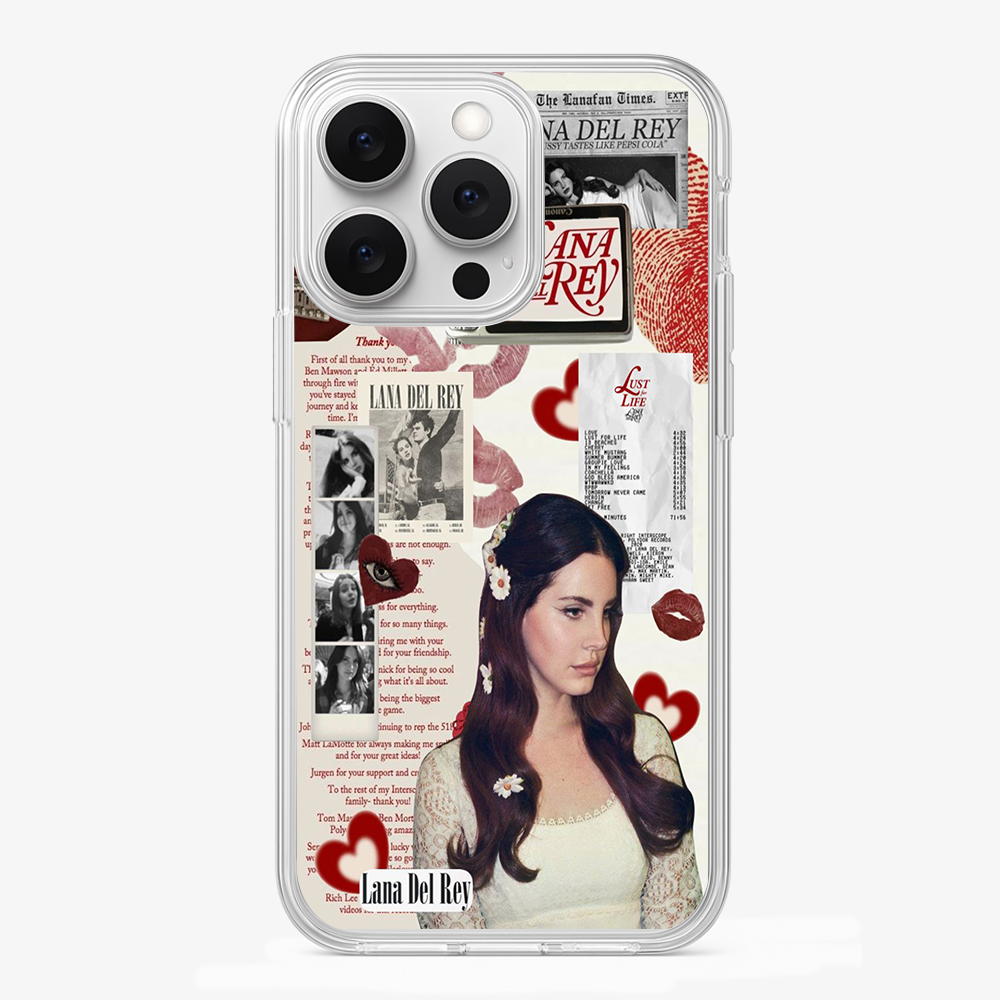 Lana Del Rey Sticker Phone Case Glass Case