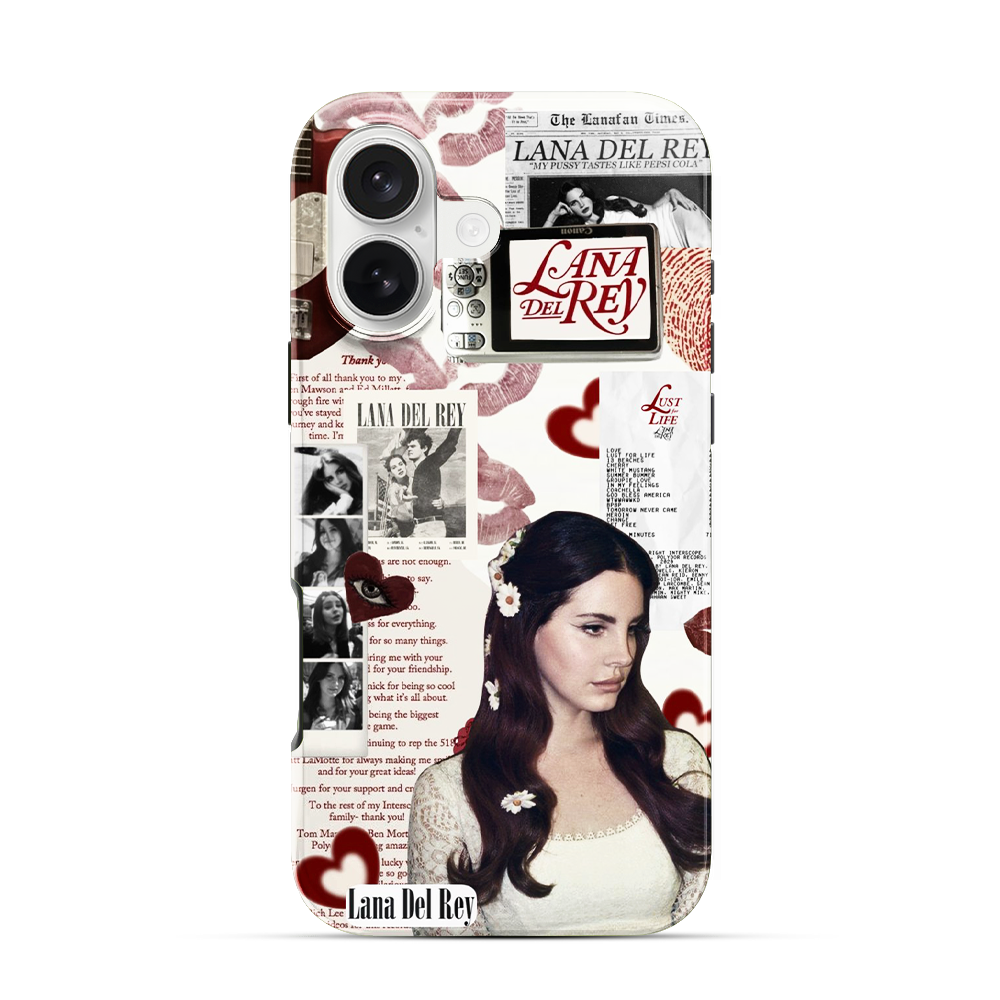 Lana Del Rey Sticker iPhone 17 Case