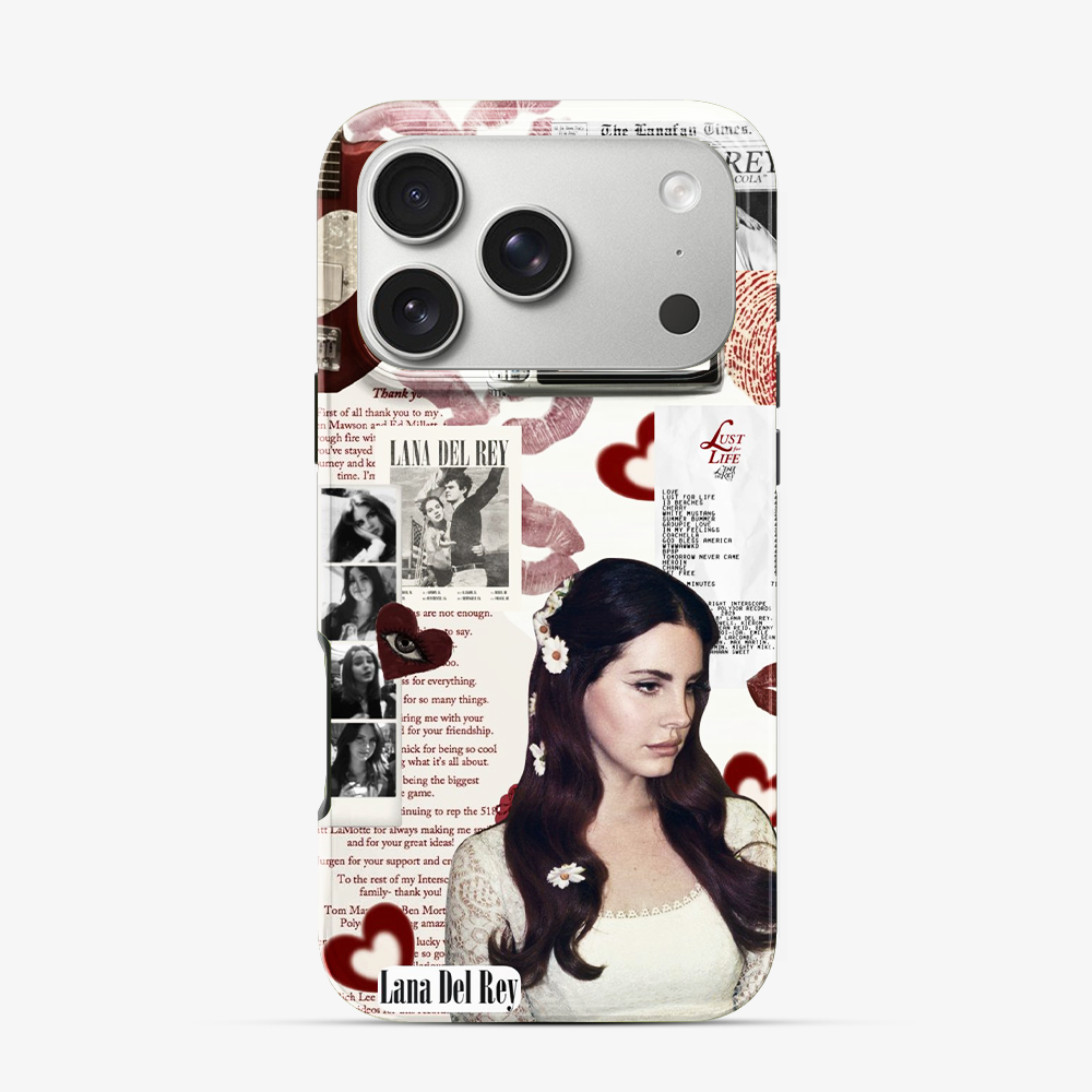 Lana Del Rey Sticker iPhone 17 Pro Max Case
