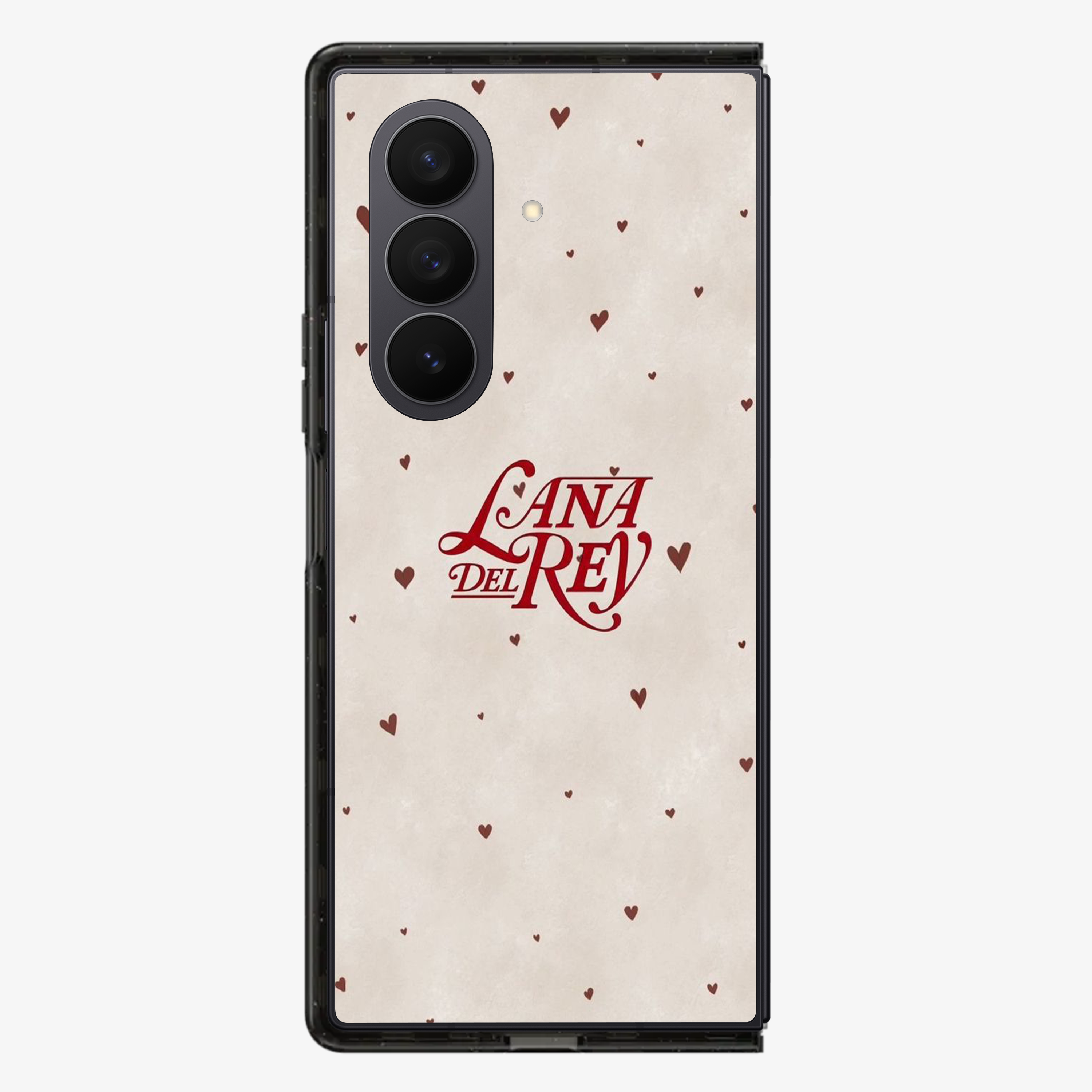 Lana Del Rey Hearts Samsung Z Fold Phone Case