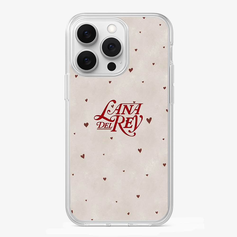 Lana Del Rey Hearts Phone Case Glass Case