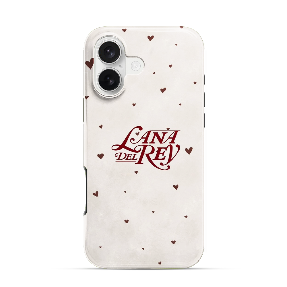 Lana Del Rey Hearts iPhone 17 Case