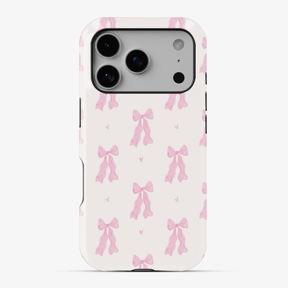 Coquette Pink Bow Phone Case