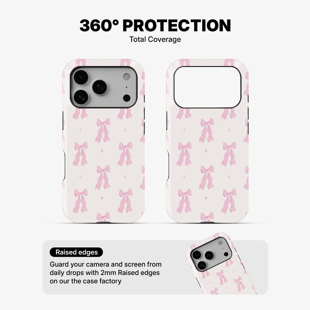 Coquette Pink Bow Phone Case