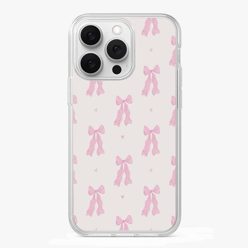 Coquette Pink Bow Phone Case Glass Case
